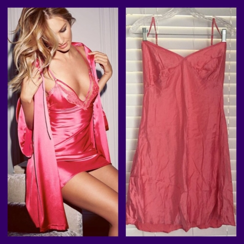 Silk Victoria Secret Pink Slip Backless